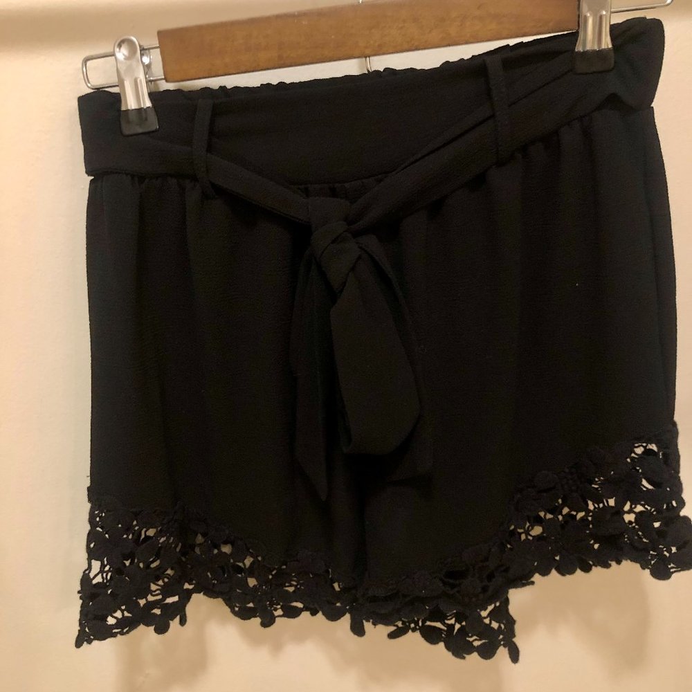 High-wasted black dress pants size small
